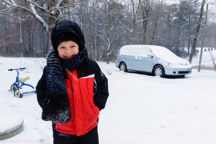 Our First Tennessee Snow